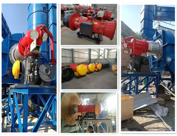 Environmental Protection Gas Burner Biomass Coal Wood Steam Boiler China Export Asphalt Mixing Plant Burner